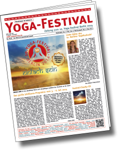 Deckblatt der Yogafestival-Zeitung 2014